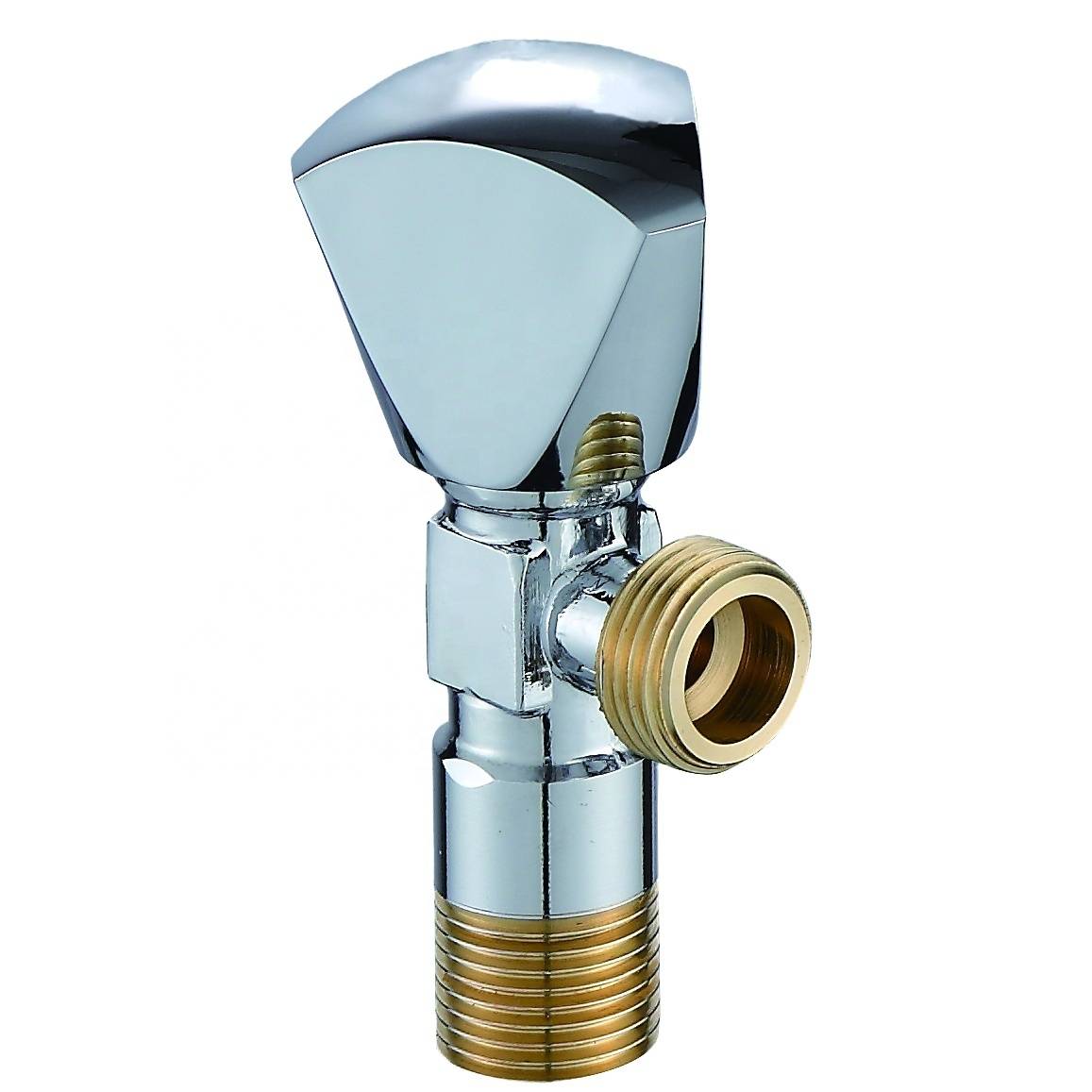 Hot Sale Chrome Popular Slow Open Zinc Handle Brass Angle Valve