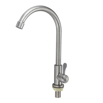 Torneira da cozinha 304 stainless steel cold kitchen faucet for kitchen