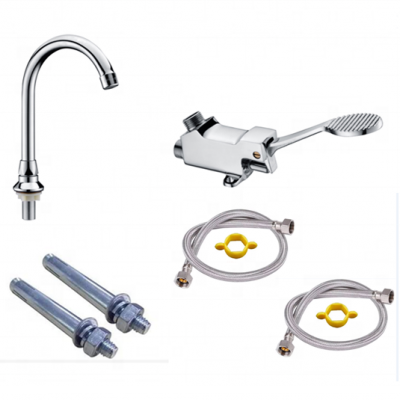 Pedal Basin Faucet Foot Pedal Faucet Foilet Foot Flush Water Valve